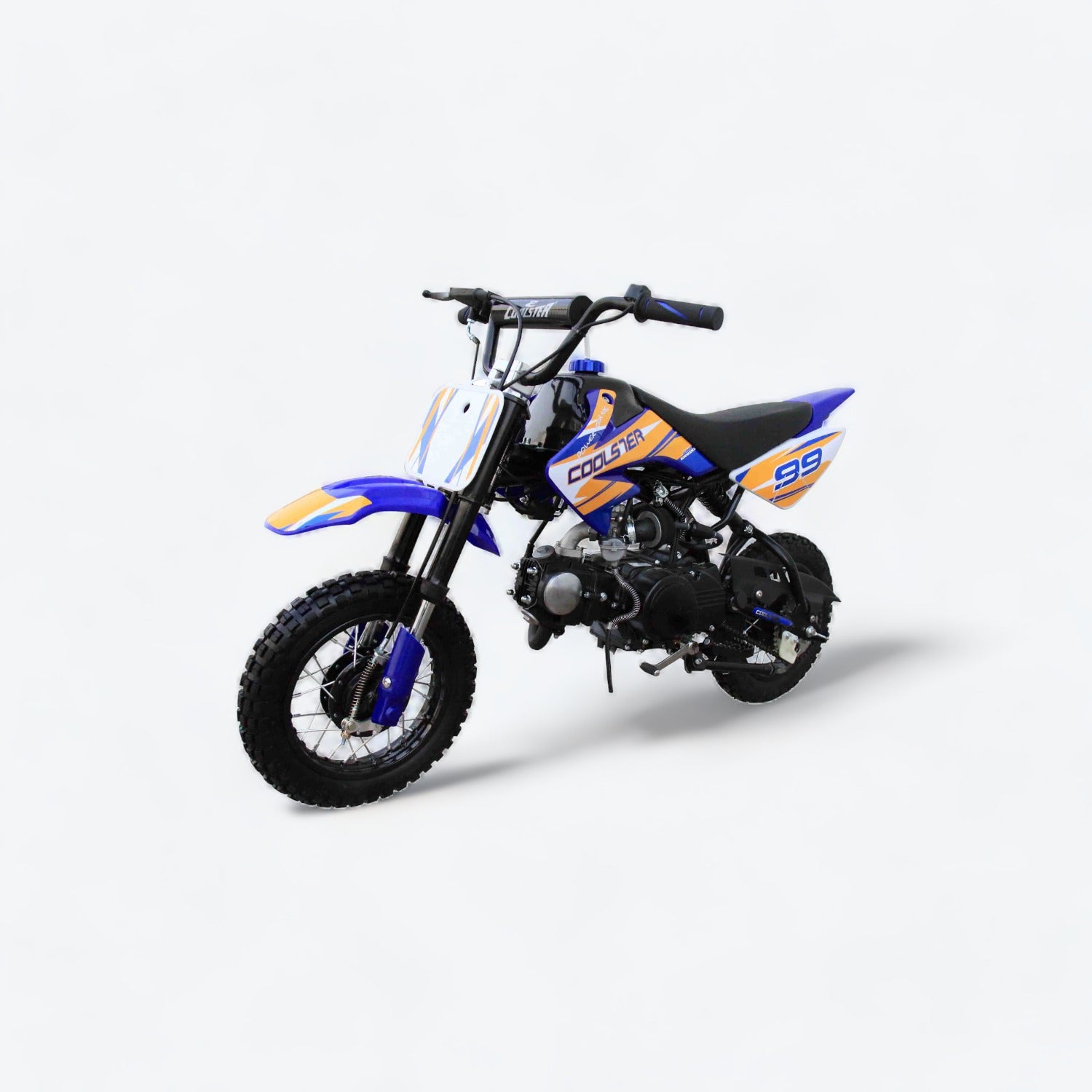 70cc Gas 3 Speed Dirt Bike, Semi Automatic Motocicleta - Coolster QG-210