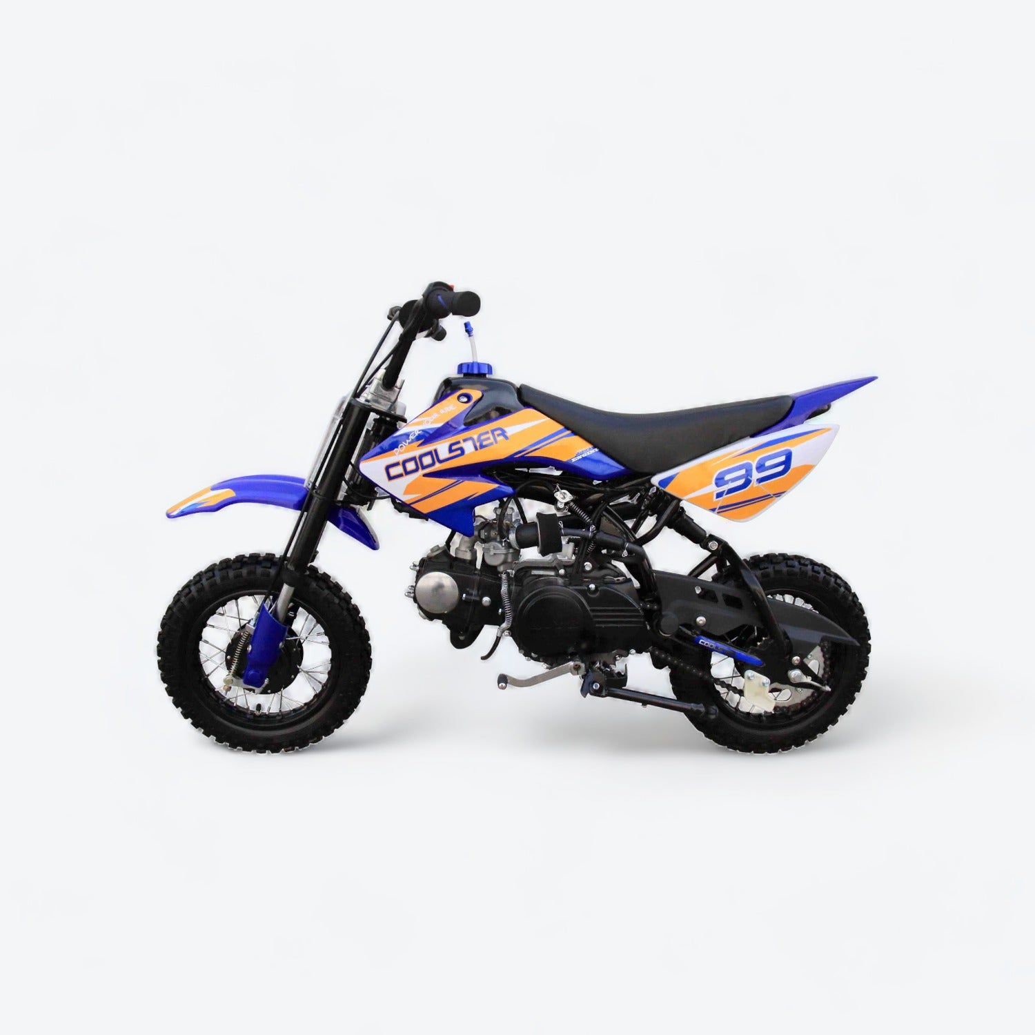 70cc Gas 3 Speed Dirt Bike, Semi Automatic Motocicleta - Coolster QG-210