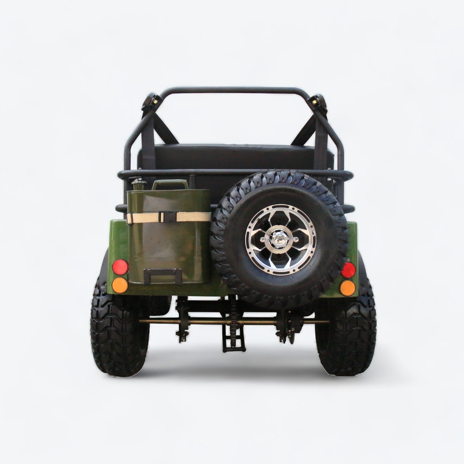 125cc Mini Jeep for kids and teens with padded seats and roll cage