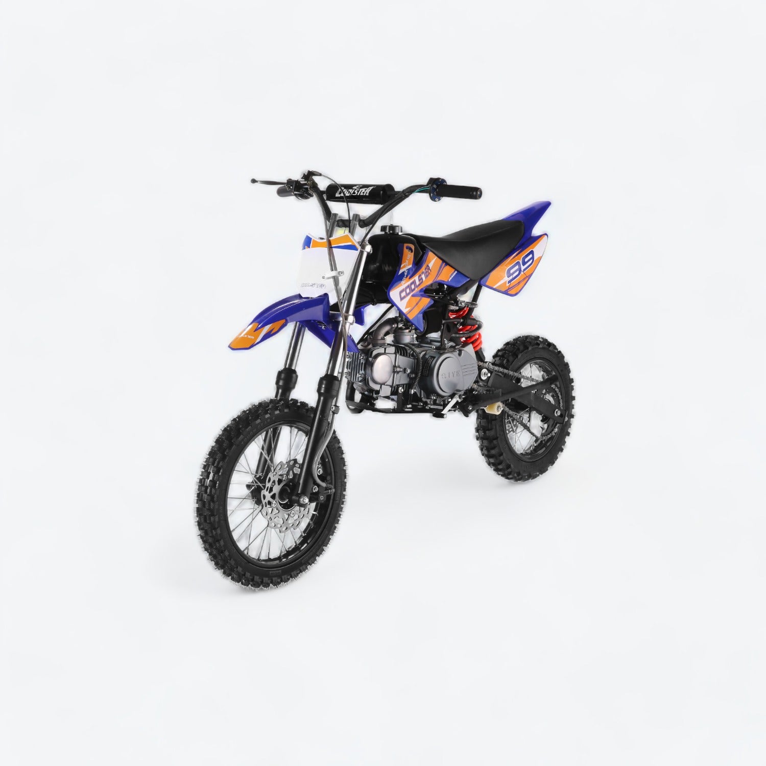 125cc Semi-Auto 3 Speed Gas Dirt Bike - Coolster 214S-2