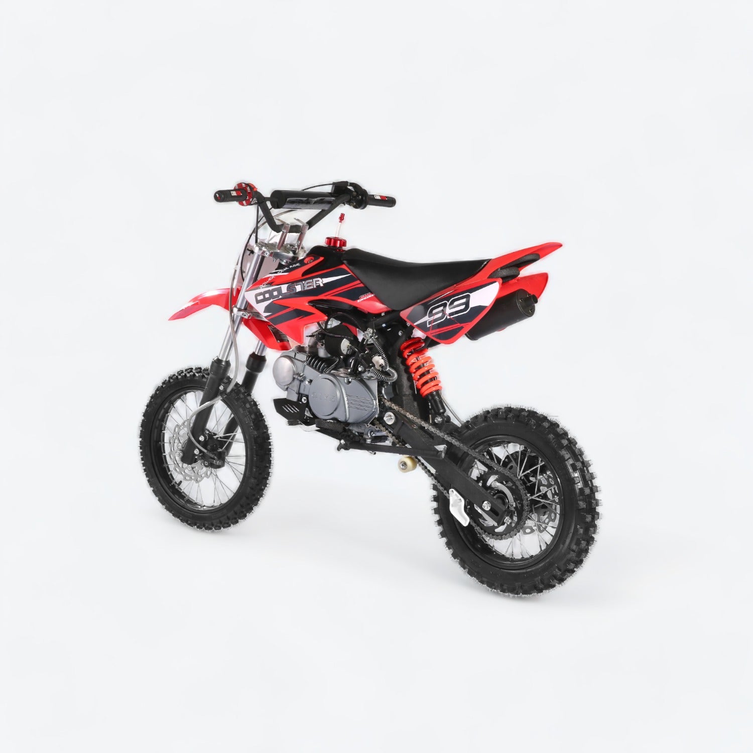 125cc Semi-Auto 3 Speed Gas Dirt Bike - Coolster 214S-2