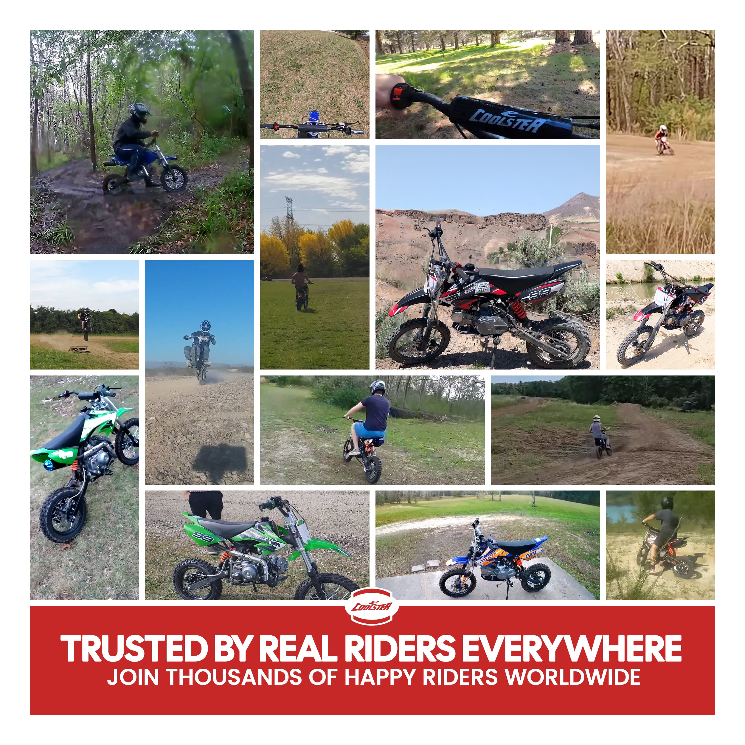 125CC Semi-Auto Gas Dirt Bike - Coolster QG-214S-2