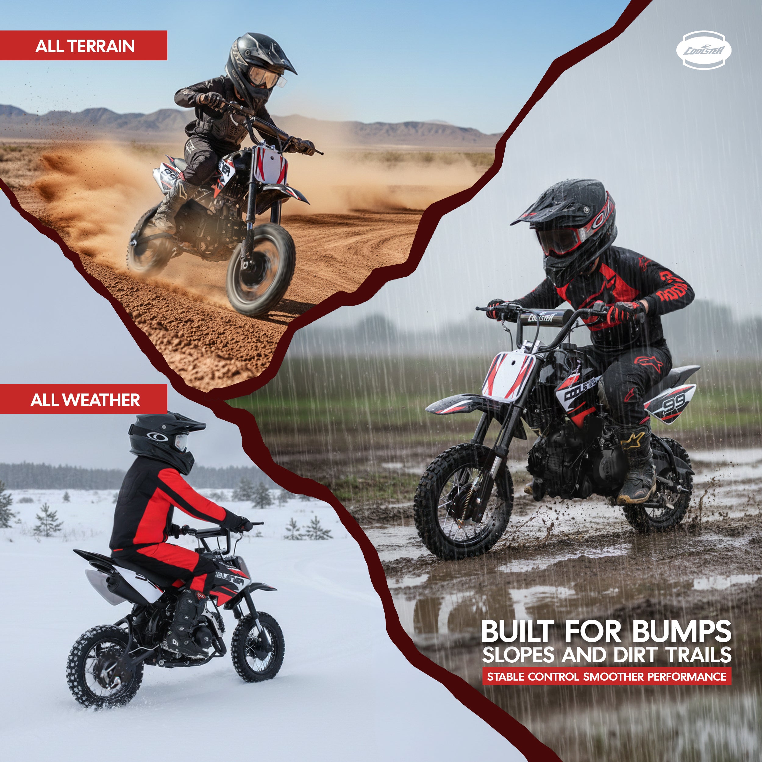 110cc Automatic Off-Road Dirt Bike - Coolster QG-213A