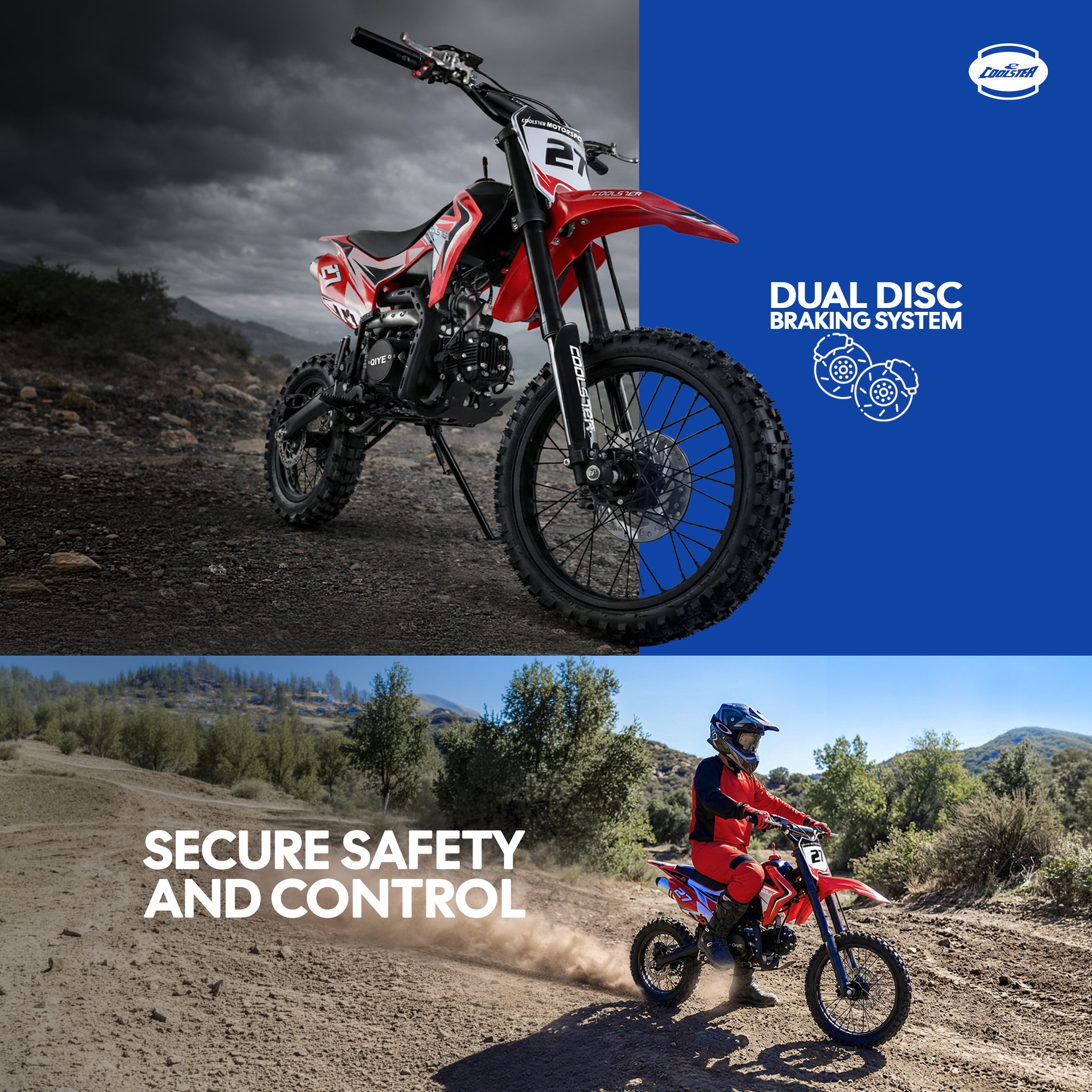 本/CD/DVD DIRT COOL Coolster M125c Dirt Bike for Sale | Full Size Dirt Bike