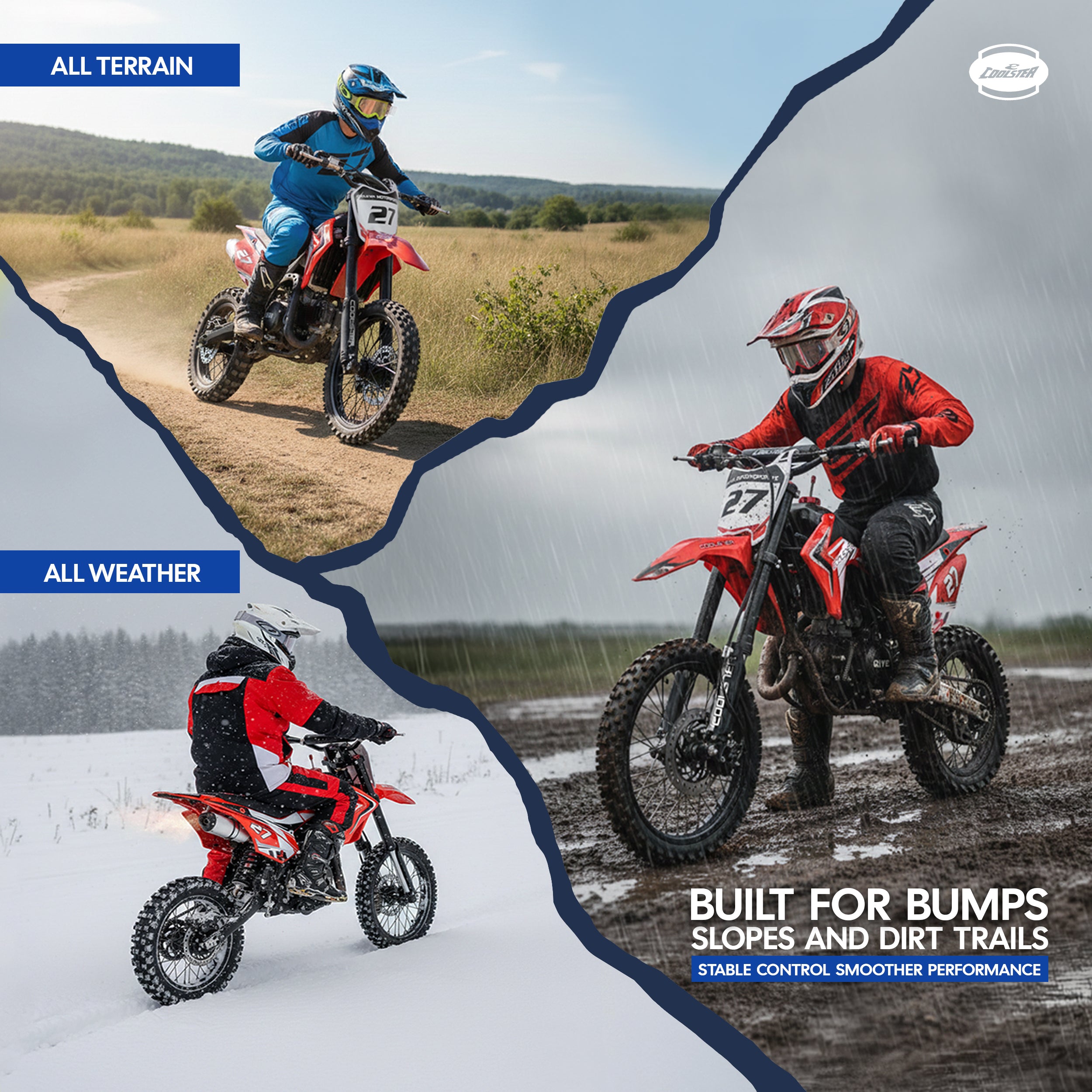 Coolster M-125 | 125cc Youth Manual Dirt Bike & Pit Bike