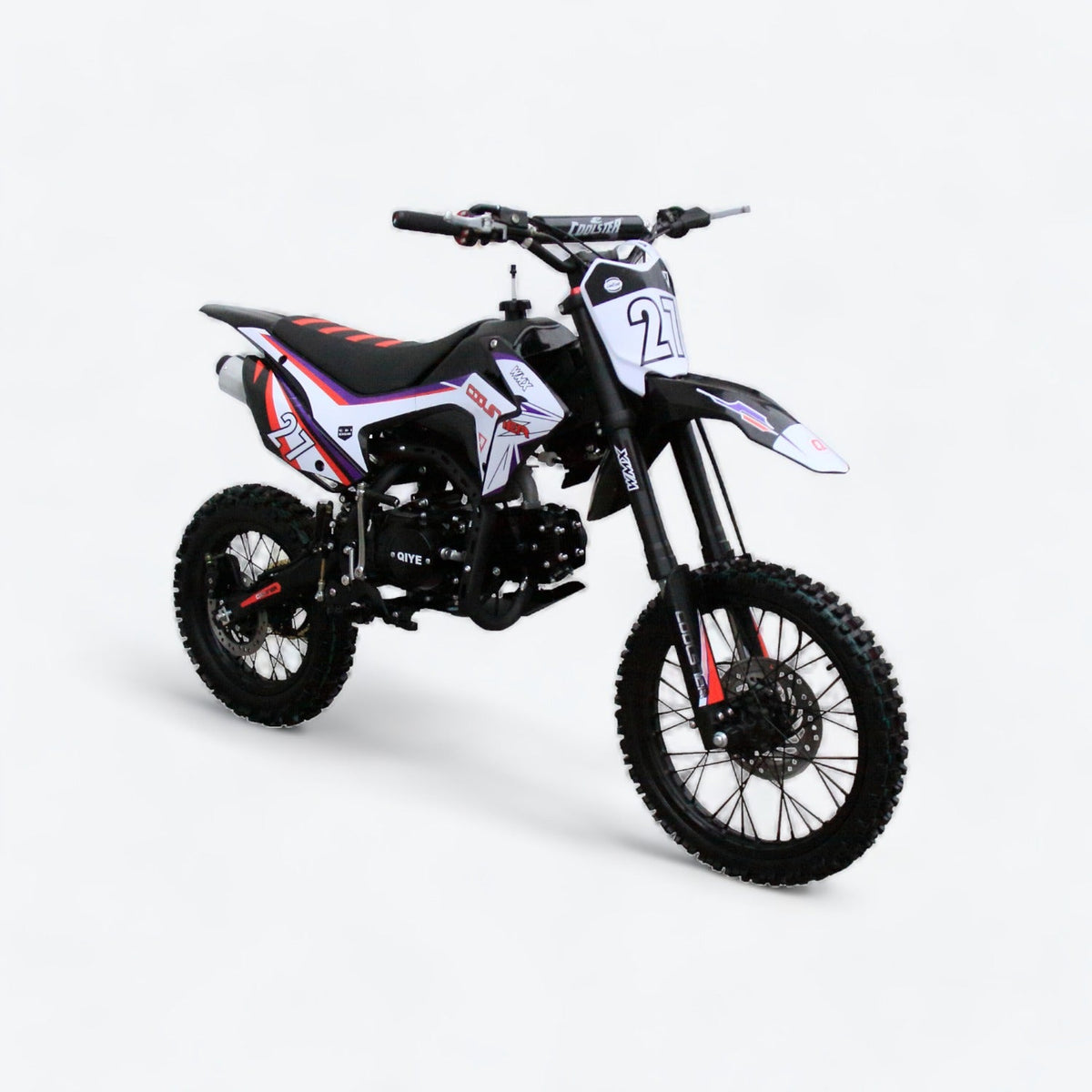 Coolter 125cc Dirt Bike, 3 Speed Manual Gas Off-Road Motorcycle - Coolster M-1